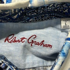 Robert Graham linen resort wear sz L